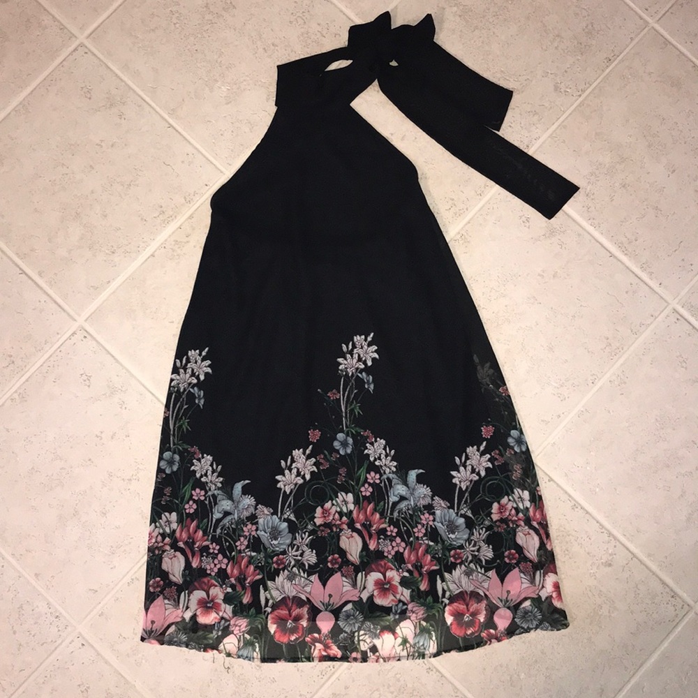 Floral Halter Dress